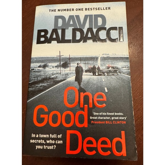 David Baldacci One Good Deed Aloysius Archer Historical‎ Crime Novel - Picture 1 of 3